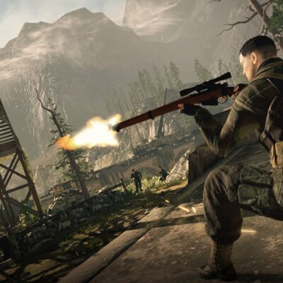 گیم پلی بازی sniper elite 5