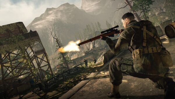 گیم پلی بازی sniper elite 5