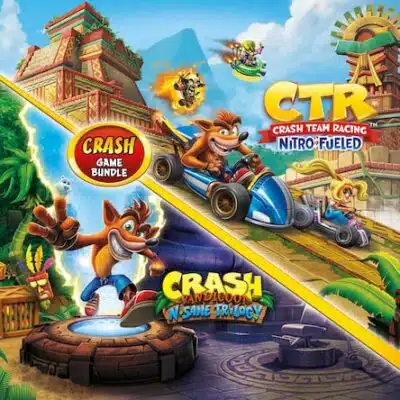 اکانت قانونی CTR Nitro + Crash bandicoot Sane Trilogy برای ps4 و ps5