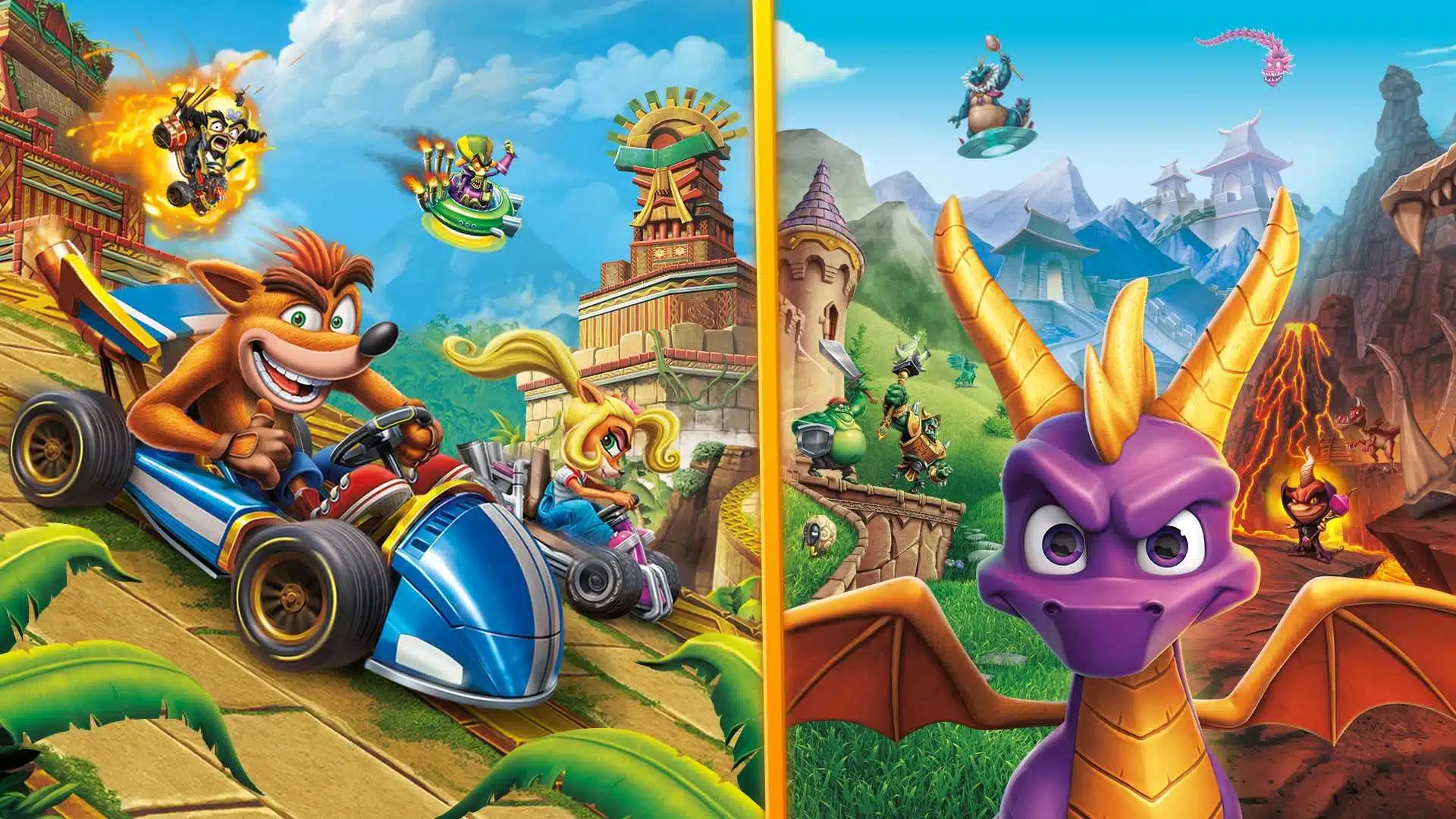 اکانت Spyro the Dragon+Crash Team Racing