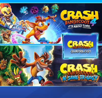 اکانت قانونی Crash Quadrilogy Bundle برای PS4 و PS5